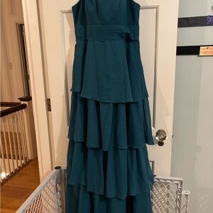 Elegant Teal Maxi Dress